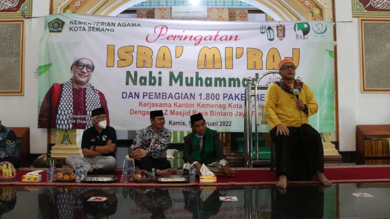Peringatan Isra` Mi'raj Kemenag Kota Serang