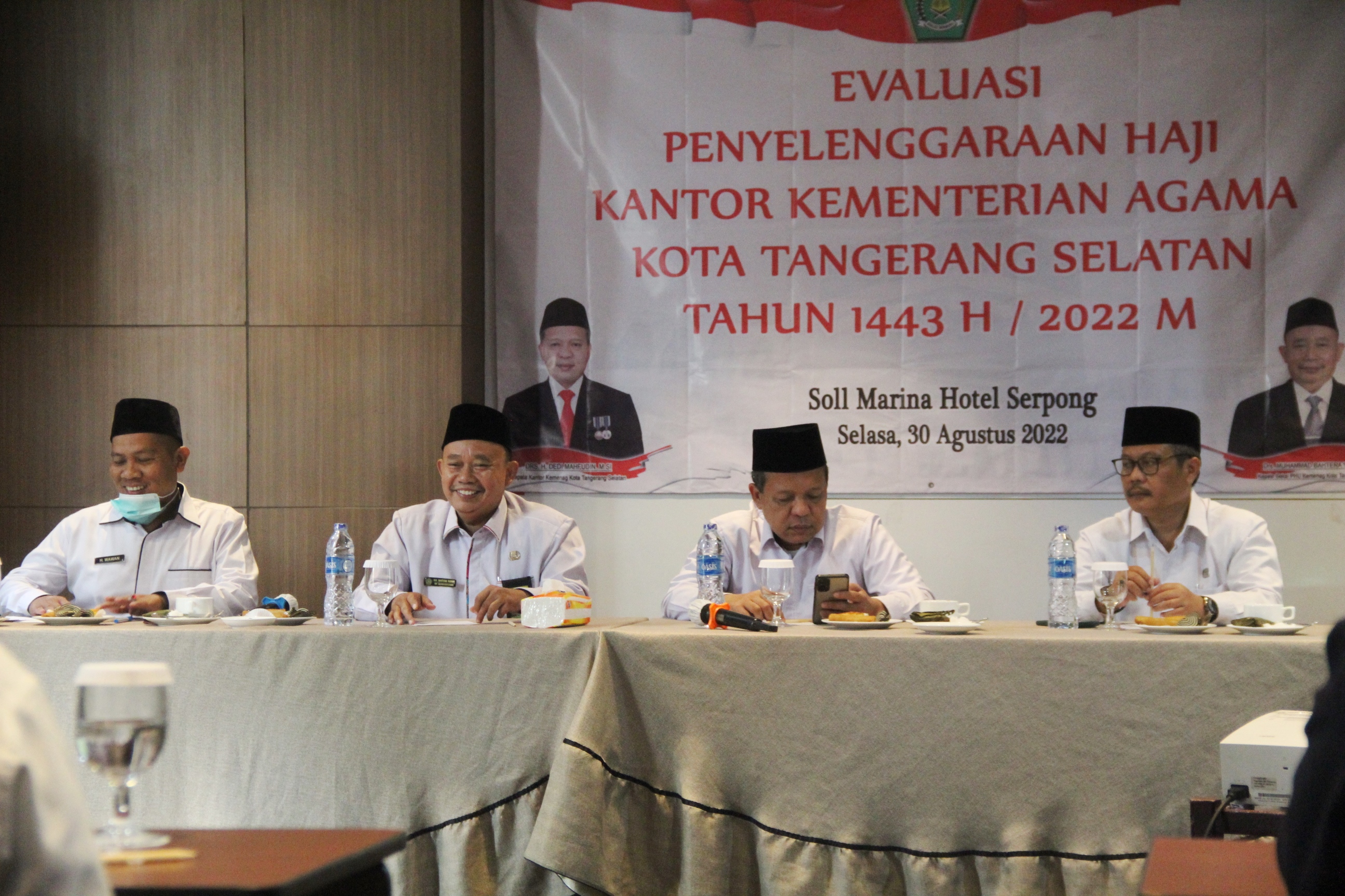 Kemenag Tangsel Evaluasi Penyelenggaraan Ibadah Haji 1443 H
