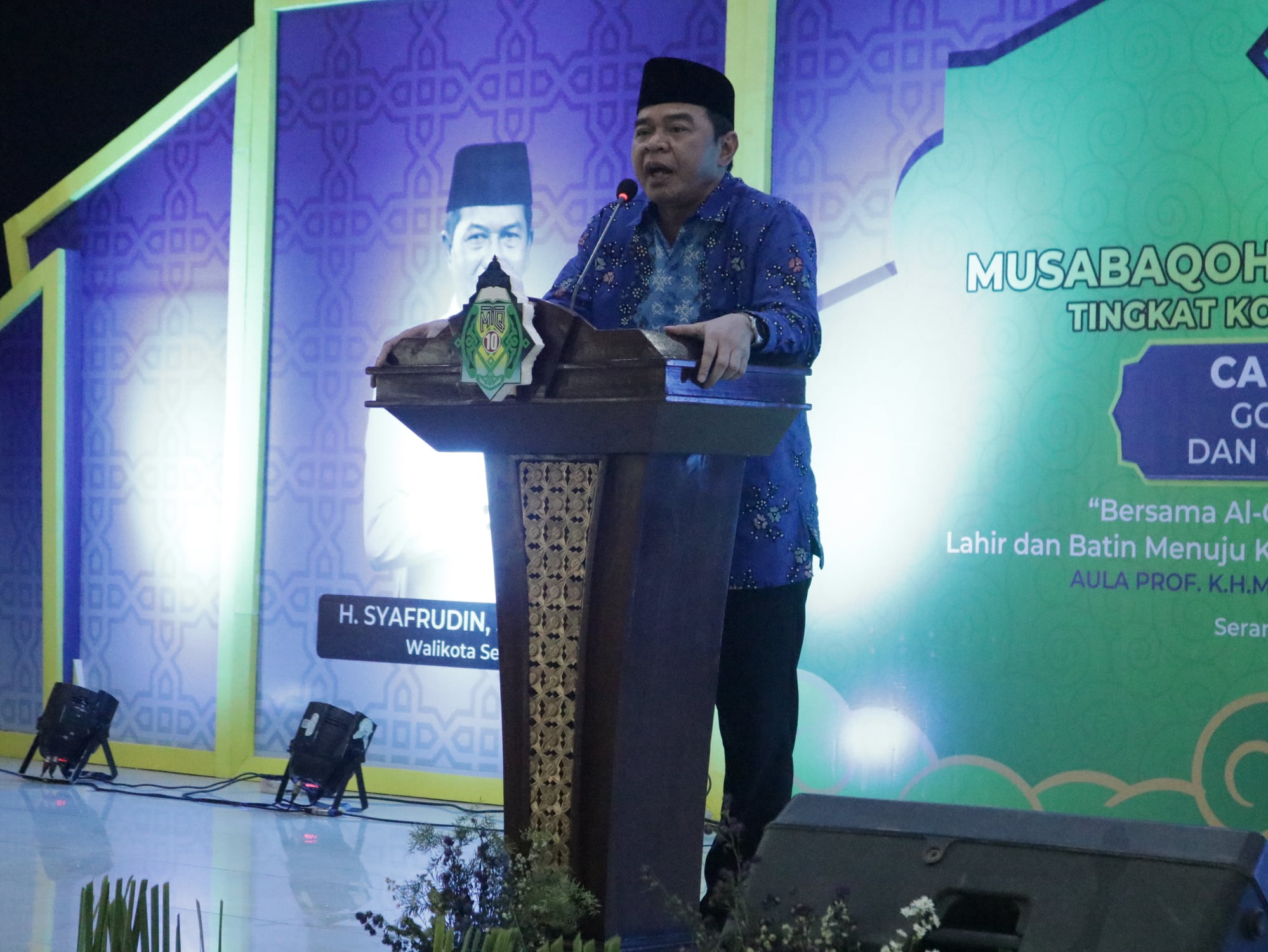 Musabaqah Tilawatil Quran ( MTQ ) X Tingkat Kota Serang resmi Ditutup.