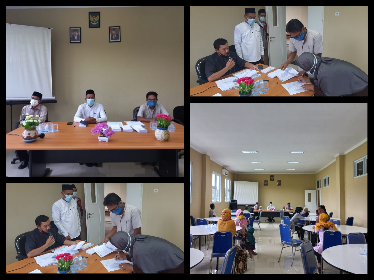 Kegiatan Pembagian Surat Kelulusan TP 2020/2021