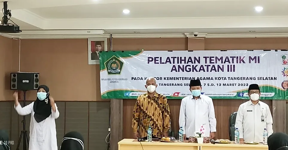 Pelatihan Tematik Madrasah Ibtidaiyah Angkatan III