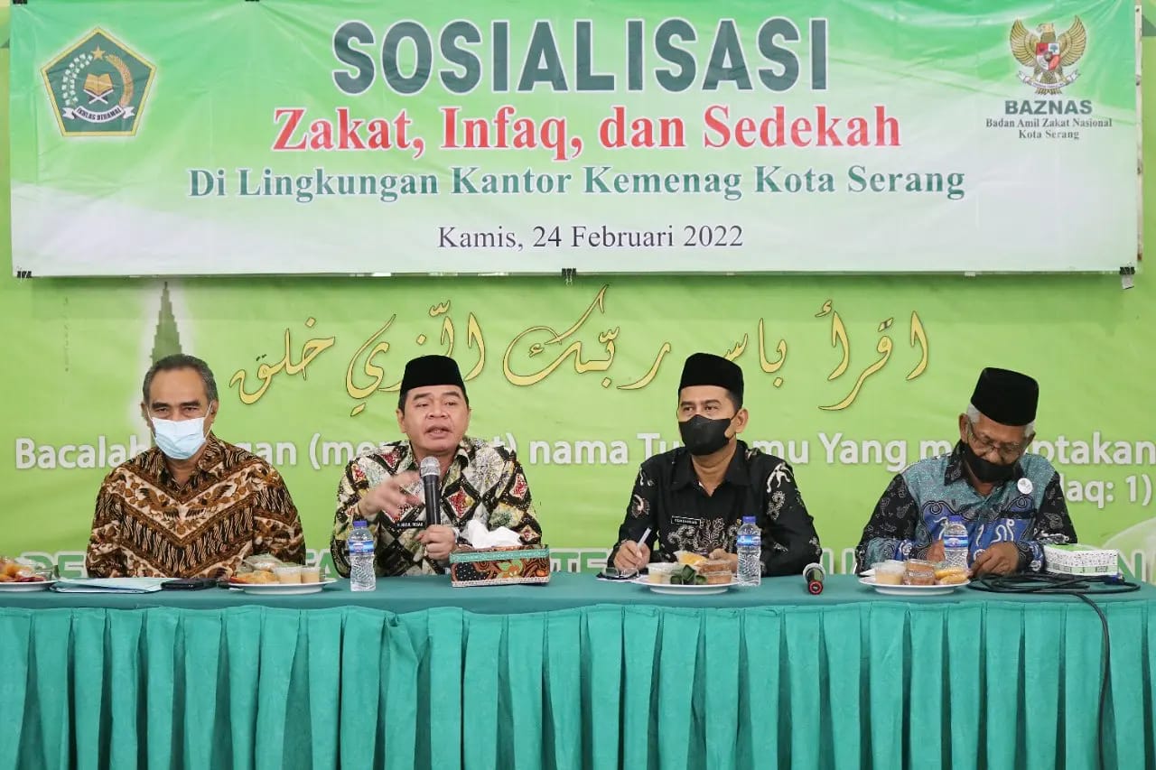 Sosialisasi ZIS di Lingkungan Kemenag Kota Serang