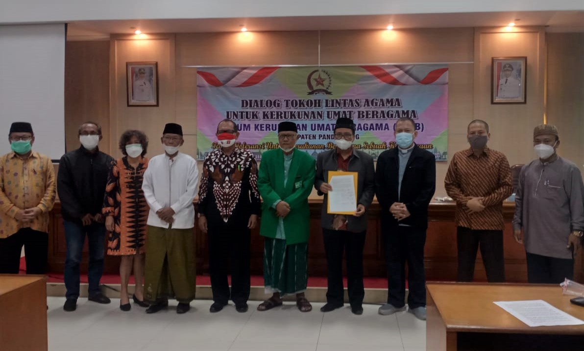 Para tokoh lintas agama Kabupaten Pandeglang.