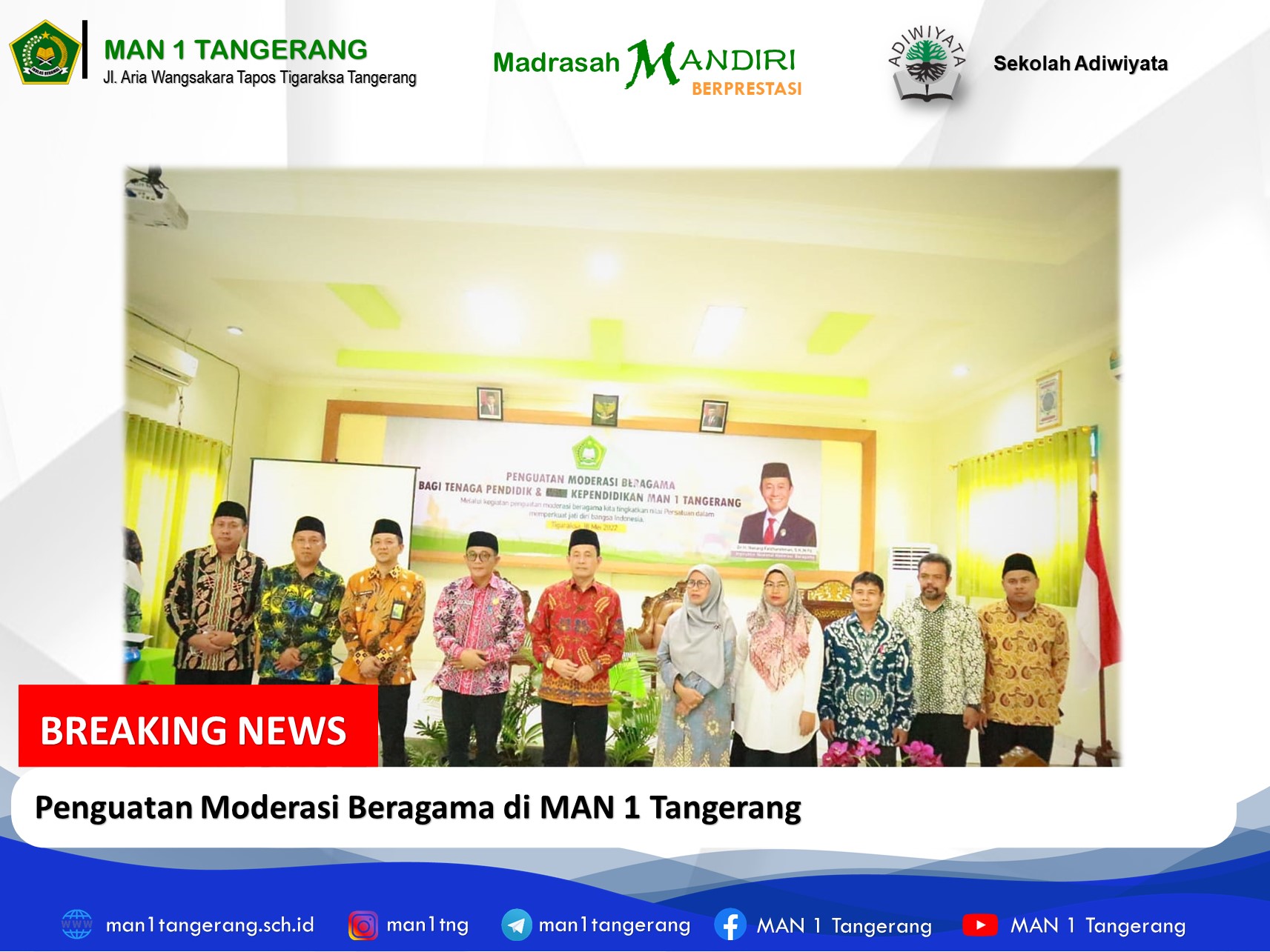 Penguatan Moderasi Beragama di MAN 1 Tangerang