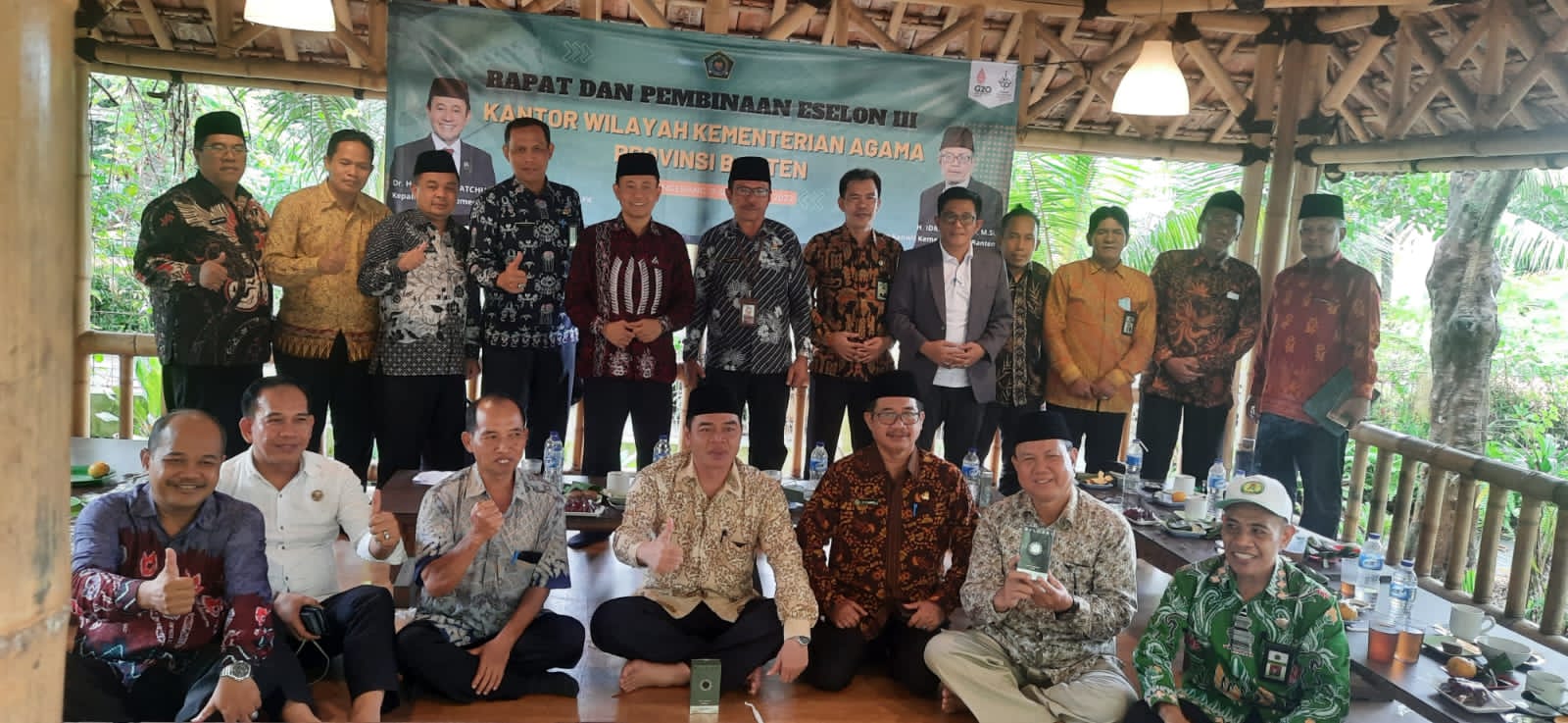 Rapat dan Pembinaan Eselon 3 di Lingkungan Kakanwil Kemenag Banten