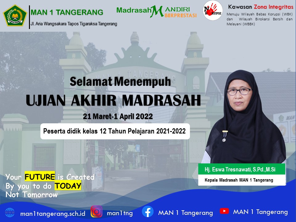 Pelaksanaan UAM MAN 1 Tangerang