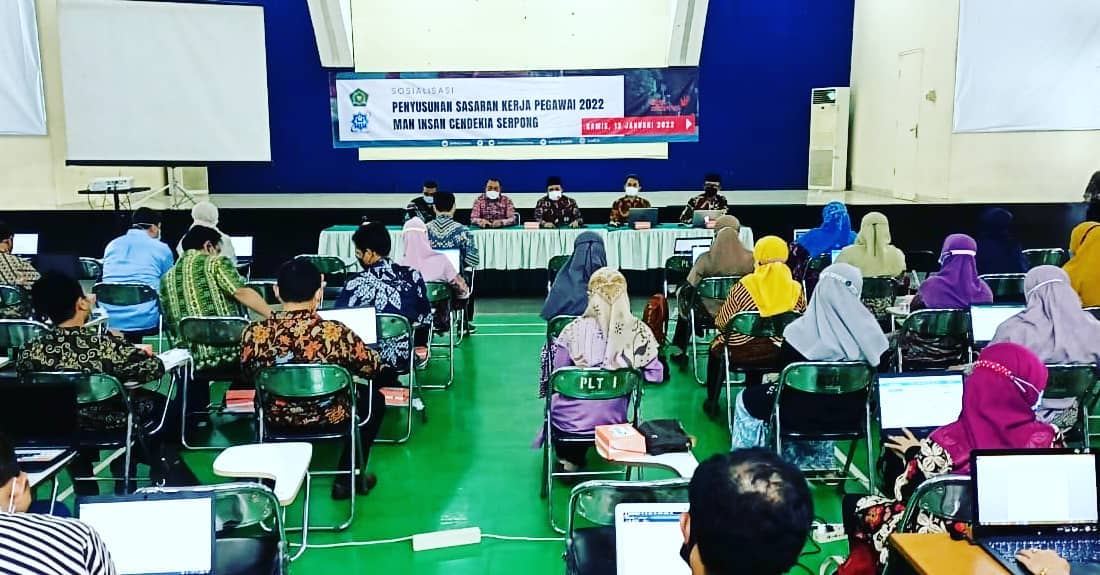 MAN Insan Cendekia Serpong Adakan Workshop Penyusunan SKP 2022