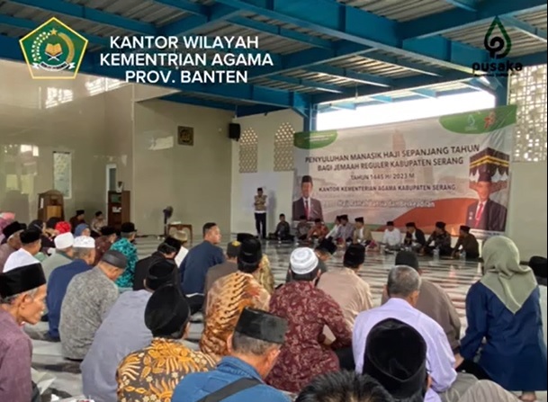 Kakanwil Kemenag Banten Hadiri Penyuluhan Manasik Haji Sepanjang Tahun Kemenag Kab Serang