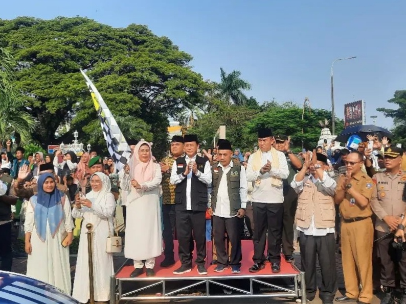 Pelepasan jemaah haji Kabupaten Serang.