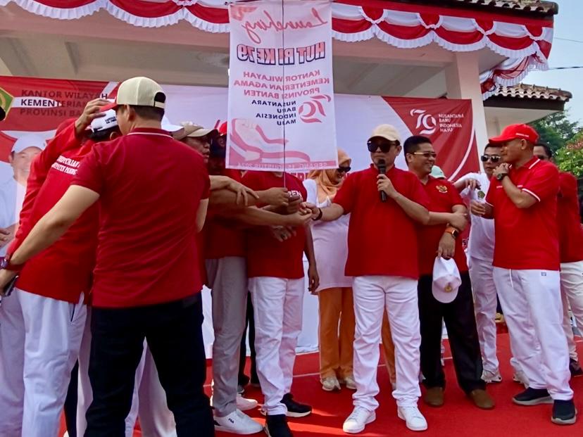 Kanwil Kemenag Banten launching semarak HUT RI ke-79 tahun 2024.