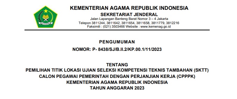 Pengumuman.
